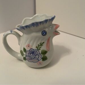Rooster Creamer Ceramic Small‎ 3”